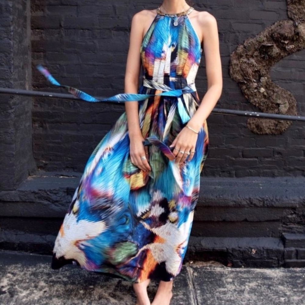 Ranna Gill Tropicalia Maxi Dress XSP